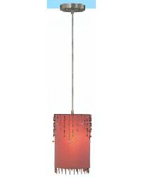 Shaggie Pendant Light - Red RED